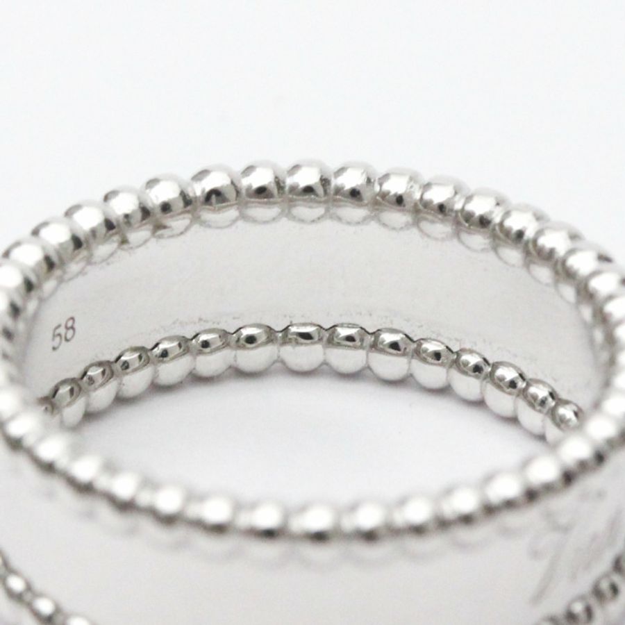 【日本直送】Van Cleef & Arpels Perlée 簽名戒指 18K 白金 VCARN32300 BF557258-7