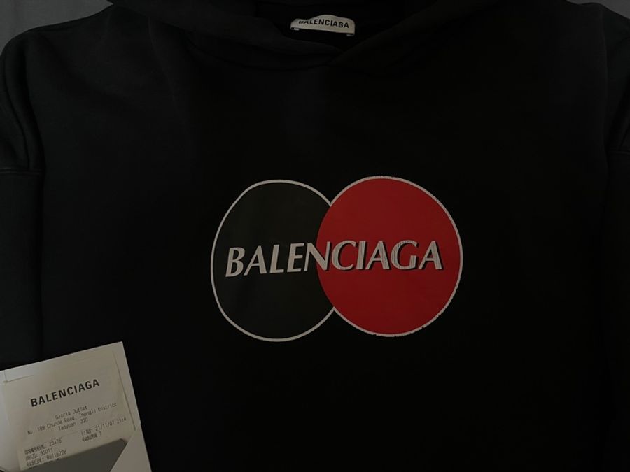 二手 balenciaga 百事達帽T-1