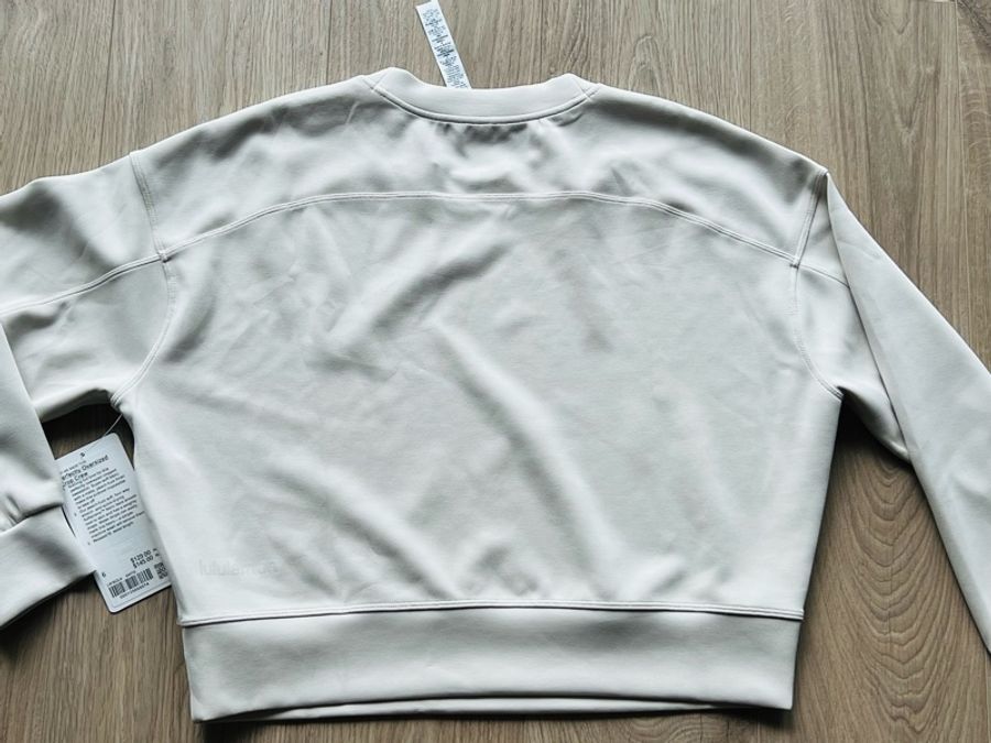 Lululemon Softstream 寬鬆短版衛衣,6號,全新吊牌未拆-4