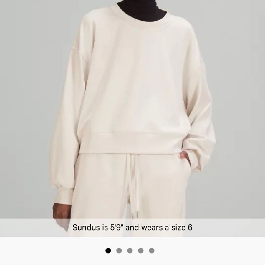 Lululemon Softstream 寬鬆短版衛衣,6號,全新吊牌未拆-7