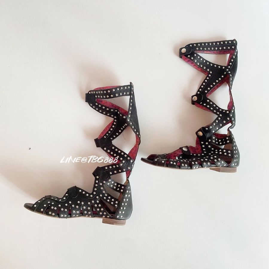 Anna Sui 卯釘羅馬鞋-3