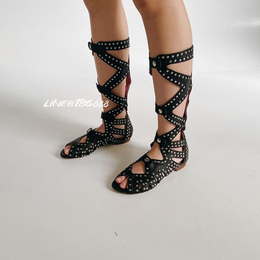 Anna Sui 卯釘羅馬鞋-6