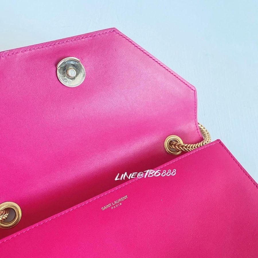 Saint Laurent 反折皮革小包-3