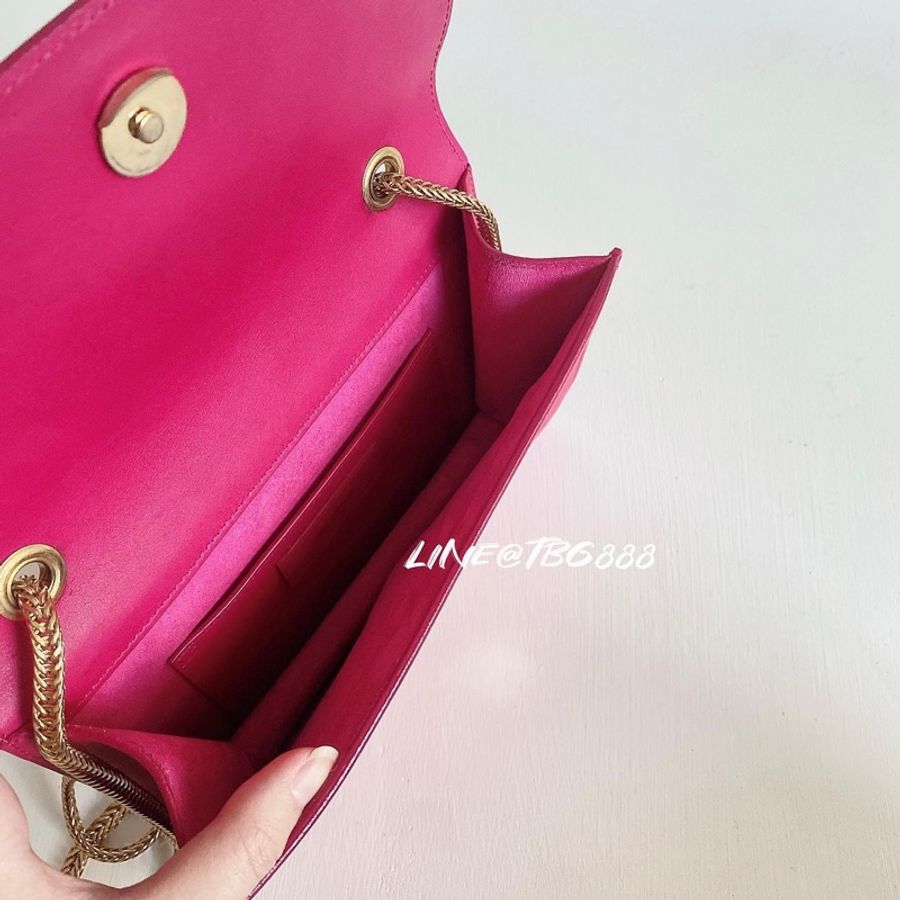 Saint Laurent 反折皮革小包-7