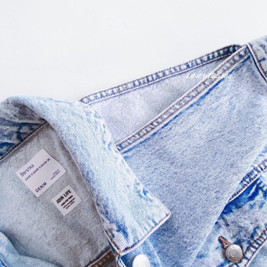Bershka 牛仔連身裙-3