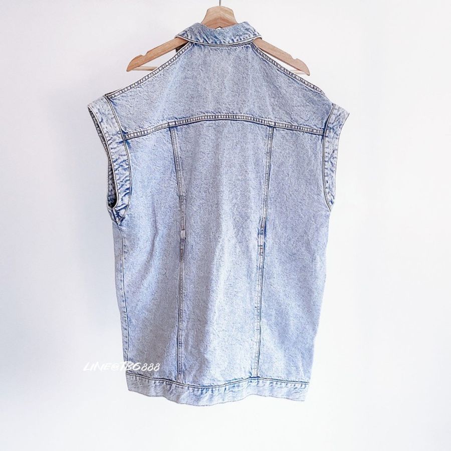 Bershka 牛仔連身裙-7