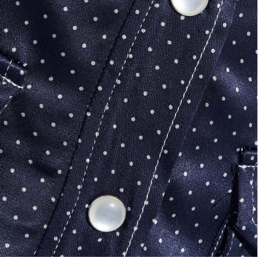 GANNI SATIN POLKA DOT MIDI SKIRT 緞面圓點中長裙-2