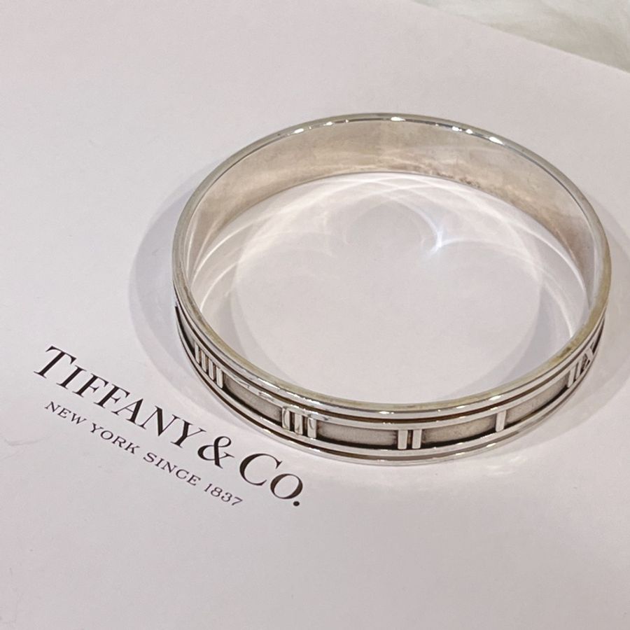 Tiffany&Co 925純銀 羅馬數字造型 手鐲/手環/飾品-2