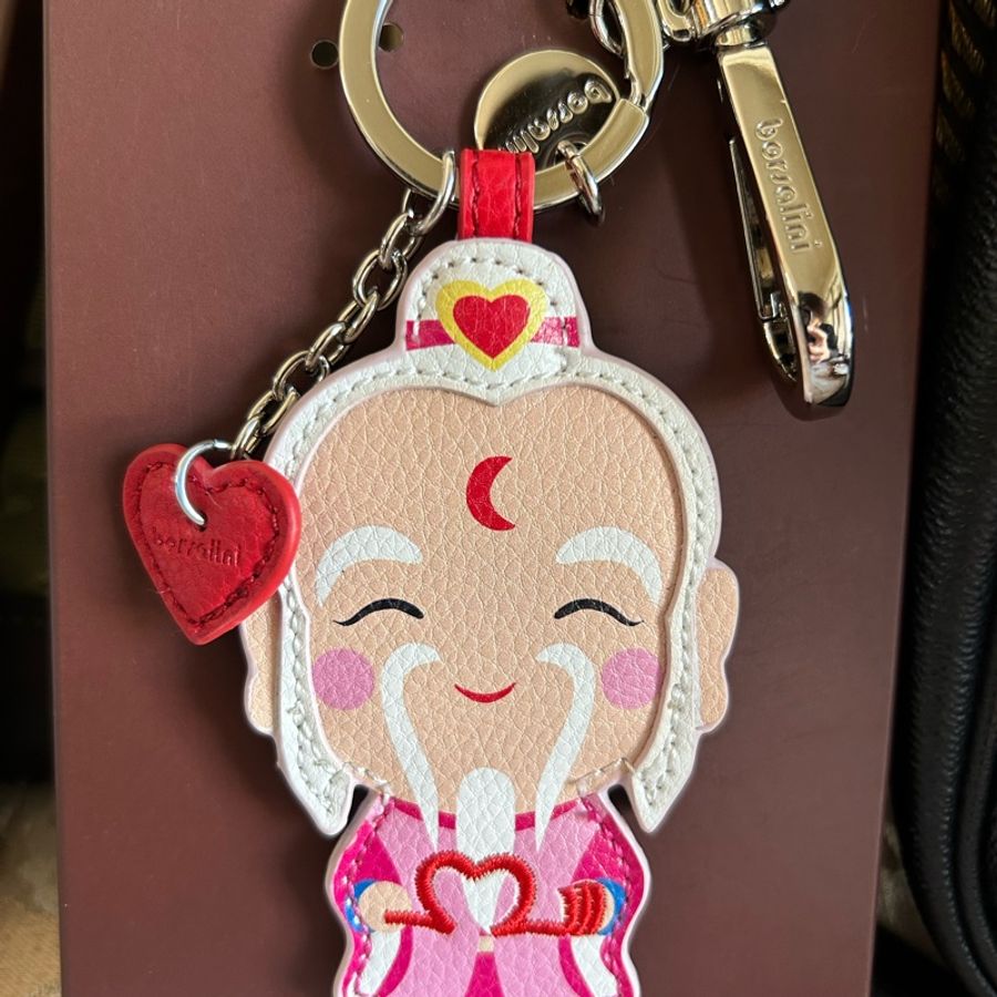 全新💐專櫃寶莎禮妮💐Q版月老手工真皮鑰匙圈#又來囉🎉🎉🎉-1