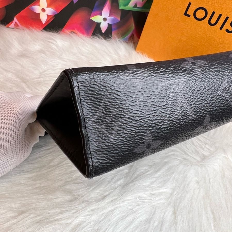 LV POCHETTE VOYAGE MM 黑老花 手拿包-7