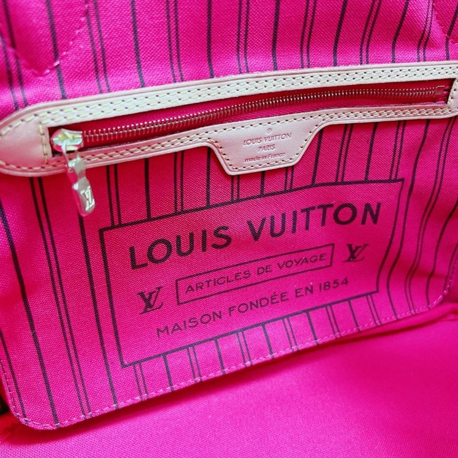【LOUIS VUITTON】經典老花紋 手提包 Neverfull-7