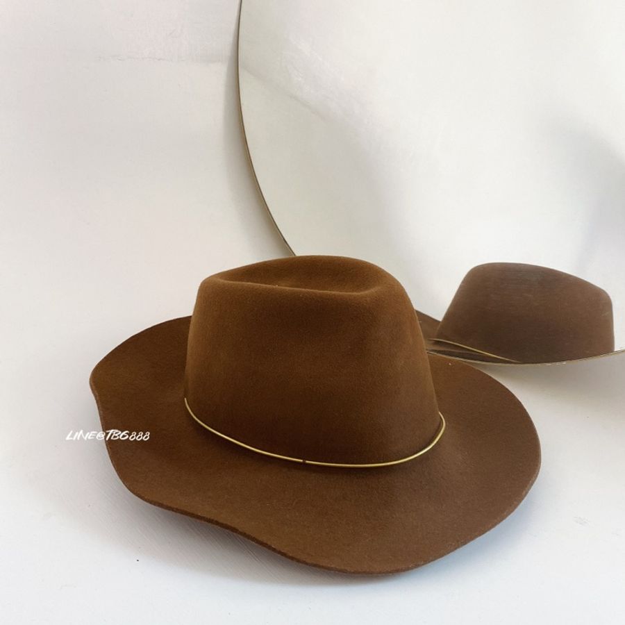 Janessa Leone Savoy Hat in Whiskey 牛仔帽-1