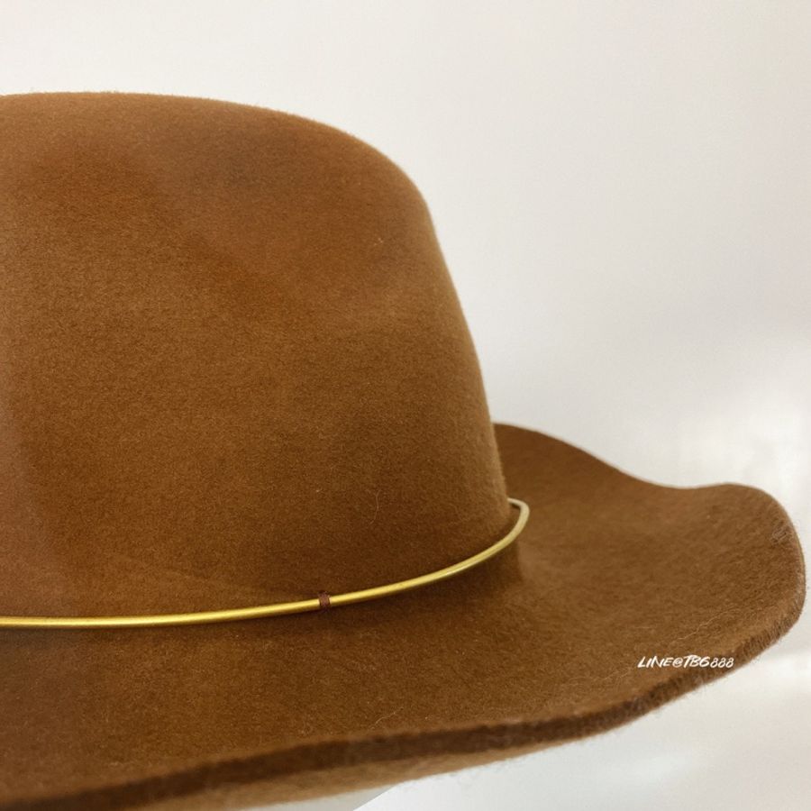 Janessa Leone Savoy Hat in Whiskey 牛仔帽-5