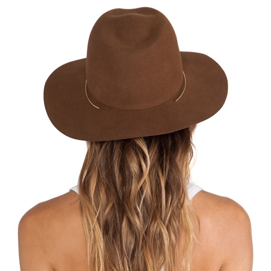 Janessa Leone Savoy Hat in Whiskey 牛仔帽-11