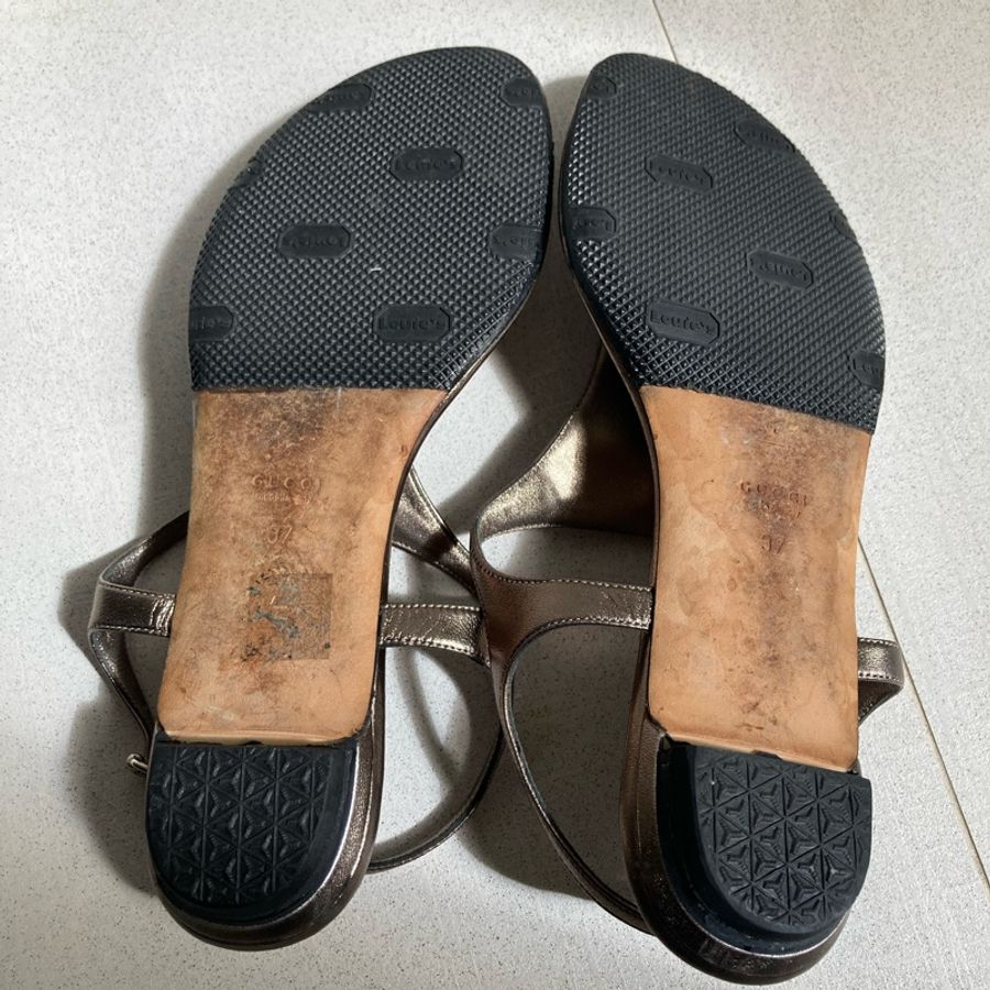 Gucci 水鑽拖鞋 (已被保留囉,謝謝❤️)-4