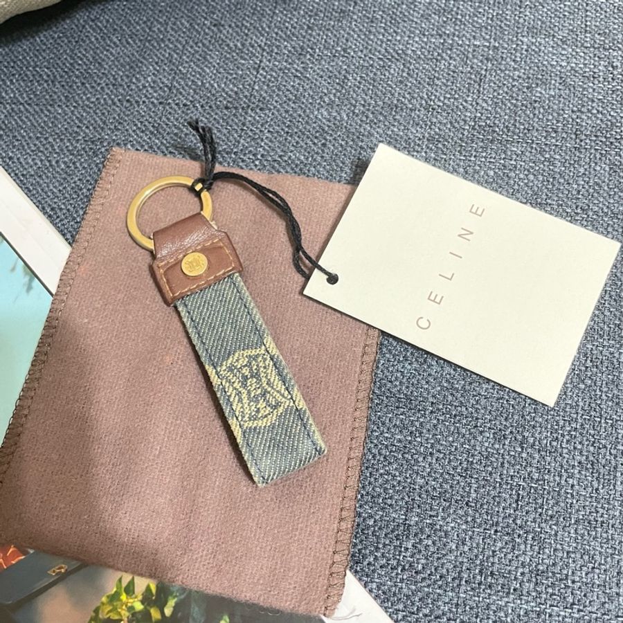Celine 單寧老花鑰匙圈-2