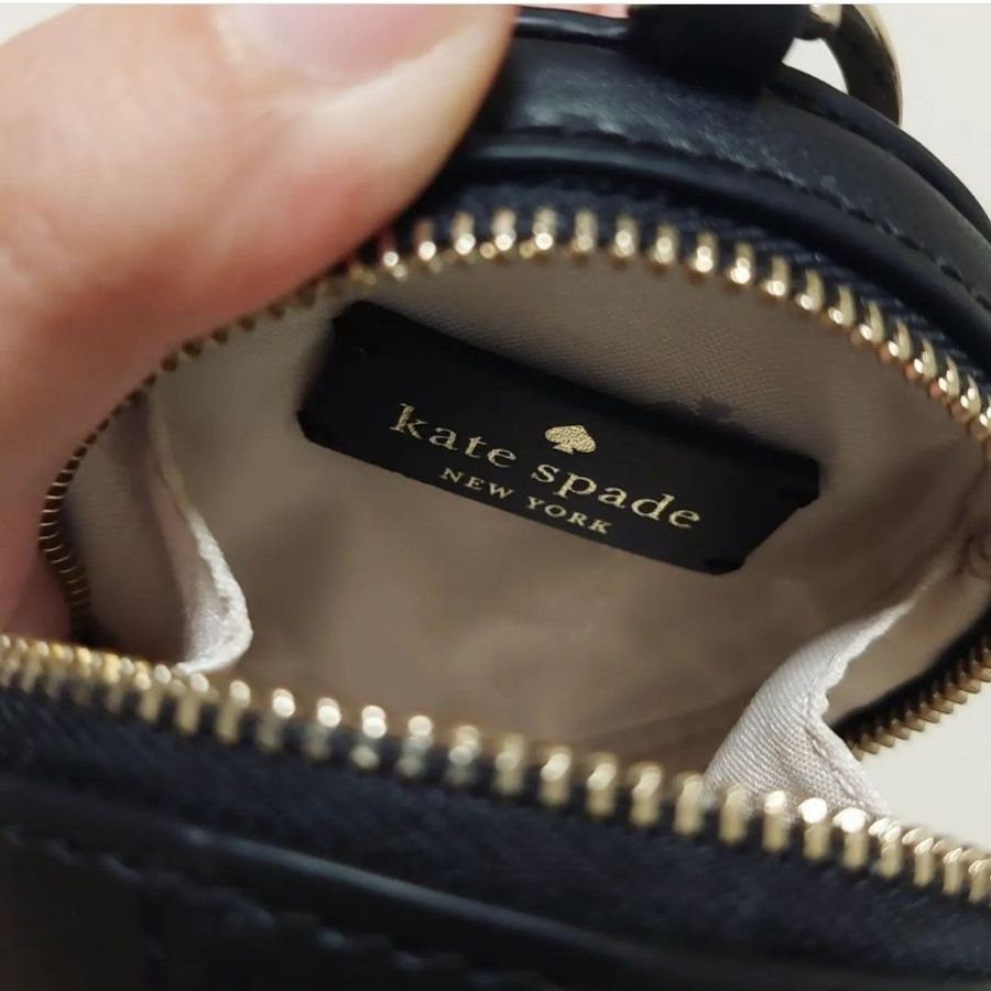 Kate Spade ♠️ KS 小蜜蜂 零錢包 鑰匙圈 包掛 吊飾 小廢包-6