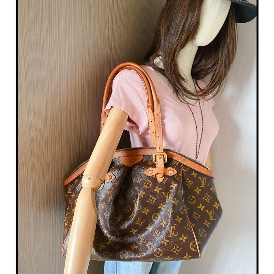 LV M40144 經典老花 皺摺款 水餃包 肩背包 大款-0