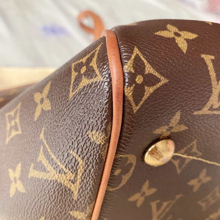 LV M40144 經典老花 皺摺款 水餃包 肩背包 大款-2