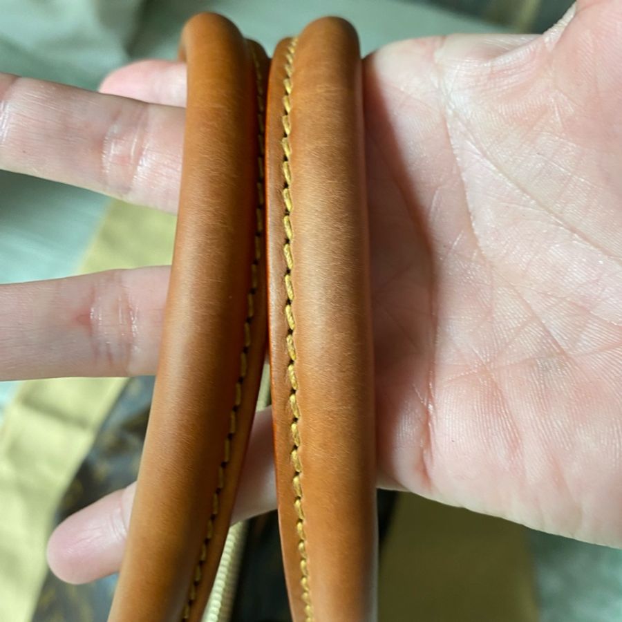 LV M40144 經典老花 皺摺款 水餃包 肩背包 大款-8