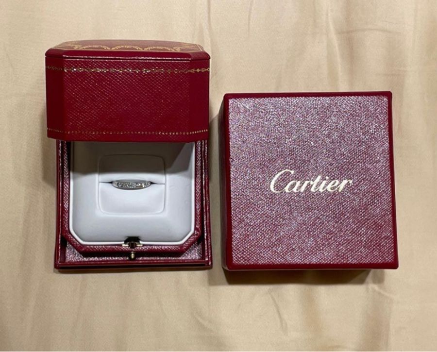 (二手)CARTIER Étincelle De Cartier婚戒 結婚 戒指💍-0