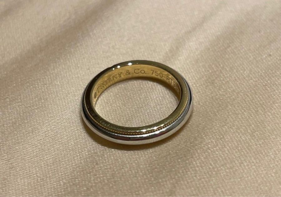 (二手)TIFFANY & CO. Tiffany Classic Milgrain 婚戒 結婚 戒指💍-2
