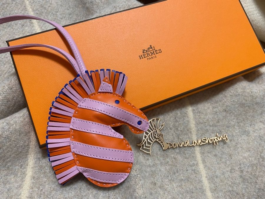 ［全新正貨］愛馬仕Hermès Geegee Savannah 斑馬吊飾-2