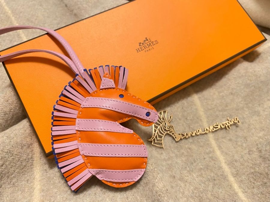 ［全新正貨］愛馬仕Hermès Geegee Savannah 斑馬吊飾-3