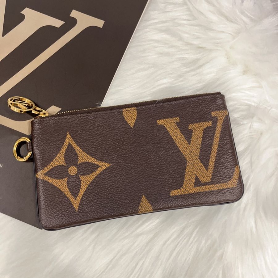 LOUIS VUITTON LV 老花字紋TRIO收納袋/手拿包/手提包-5