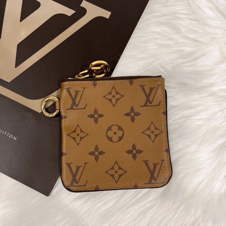 LOUIS VUITTON LV 老花字紋TRIO收納袋/手拿包/手提包-7