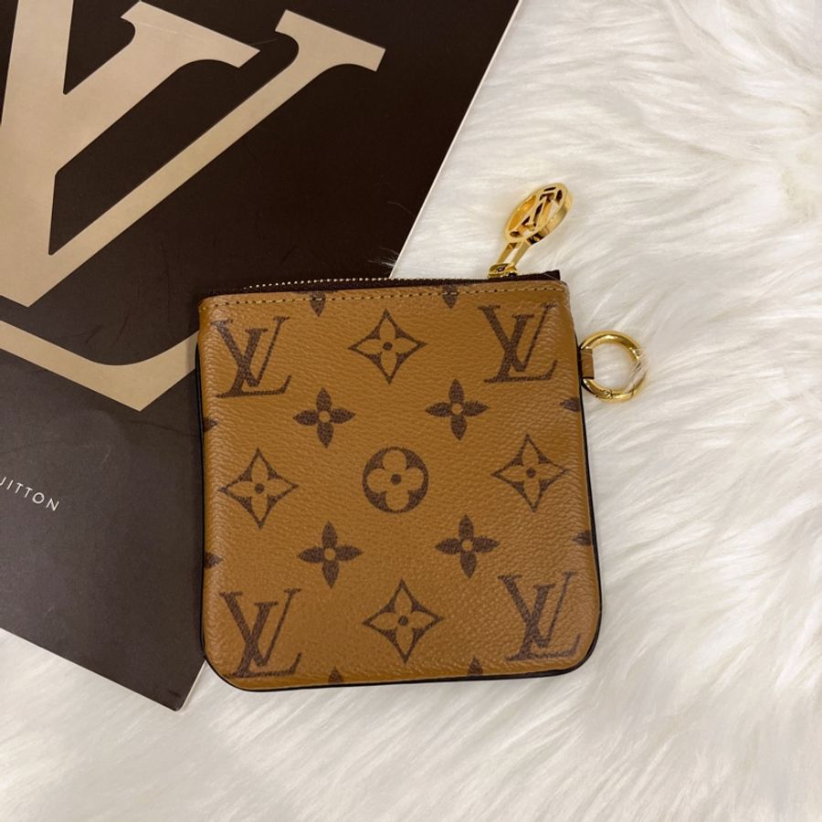LOUIS VUITTON LV 老花字紋TRIO收納袋/手拿包/手提包-8