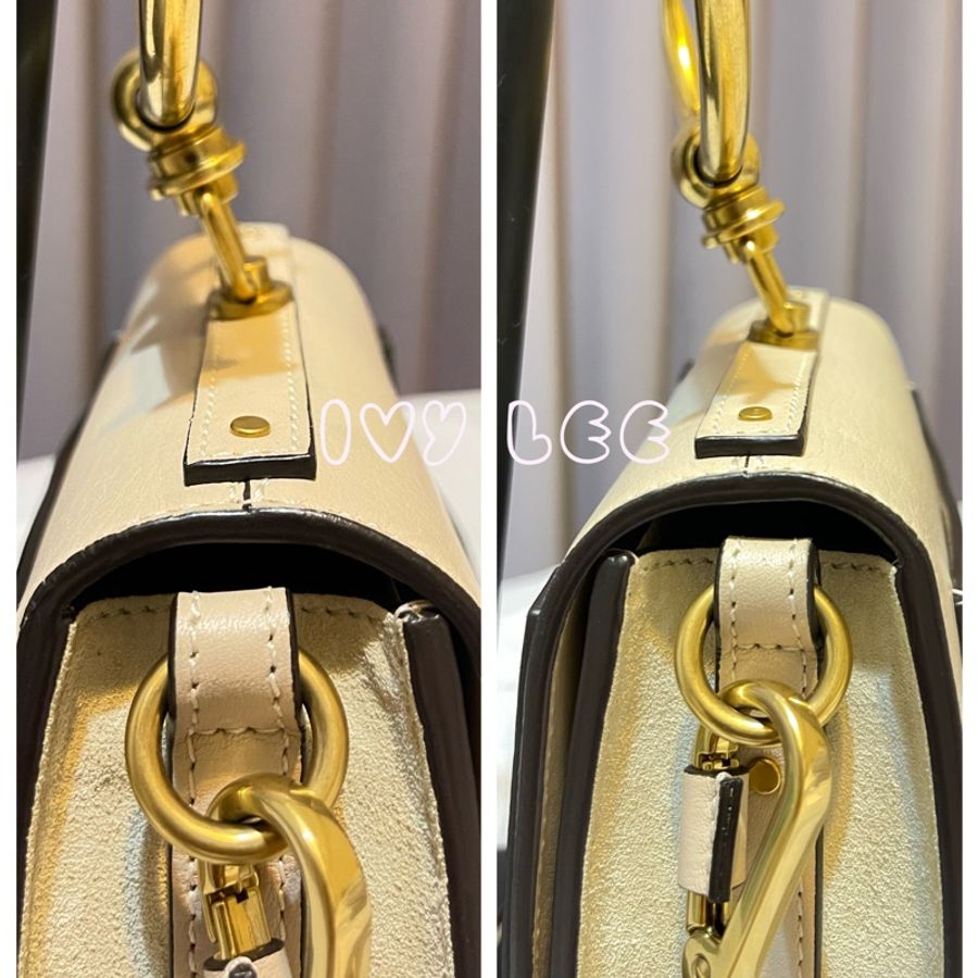 CHLOE 蔻依 經典 奶茶色刺繡 NILE 手環包 圖騰 斜背兩用包 精品包-4
