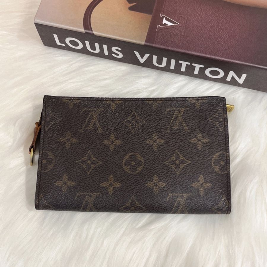 Louis Vuitton LV 老花字紋小化妝包/手拿包-1