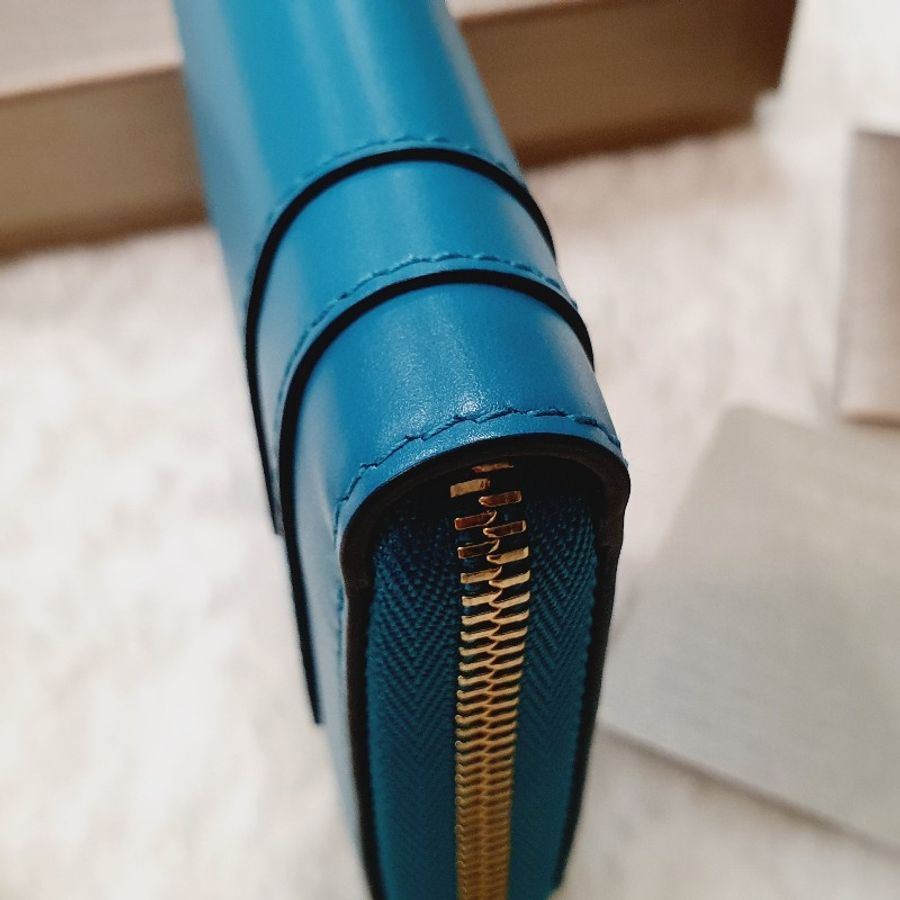 BVLGARI寶格麗Serpenti蛇頭吊飾拉鍊零錢包 (祖母綠)-7