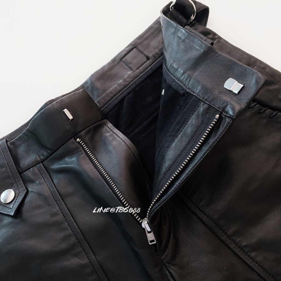 ISABEL MARANT Brodie Leather Shorts-4