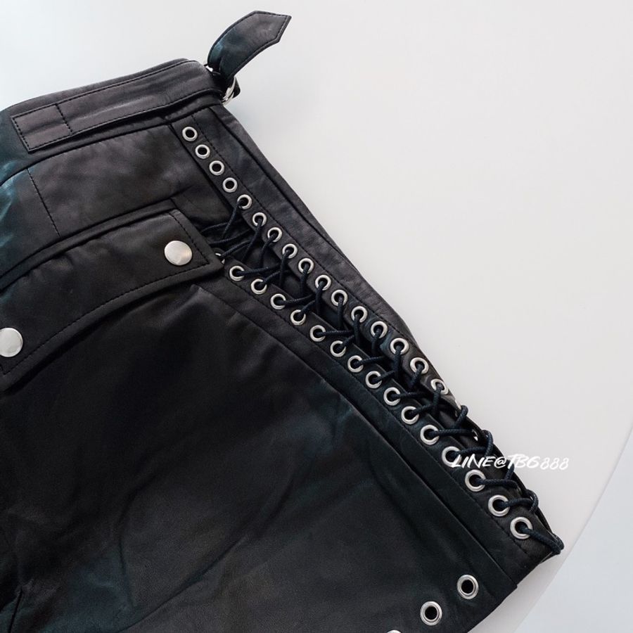 ISABEL MARANT Brodie Leather Shorts-5