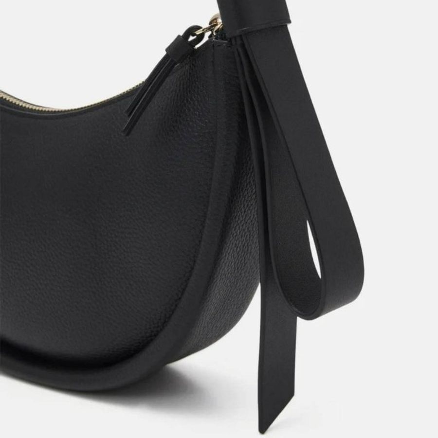 (全新) Kate Spade New York 黑色真皮腋下包 Smile small shoulder bag-3