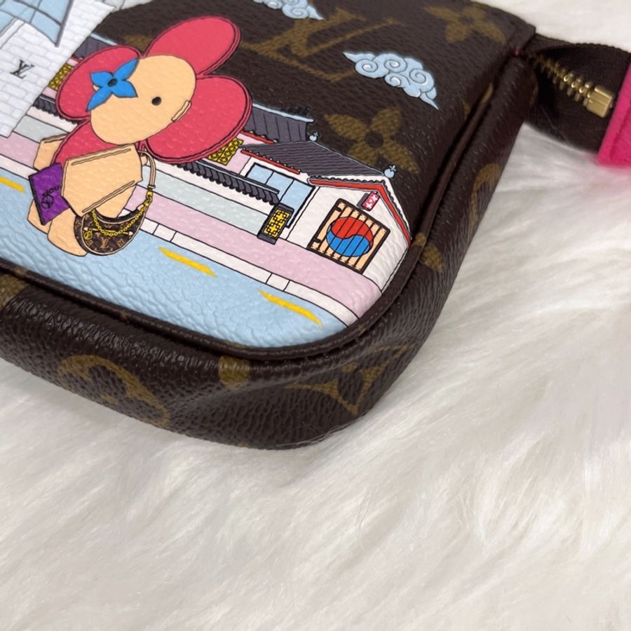 Louis Vuitton LV 2022聖誕節限量款 首爾薇薇安金鍊小包/化妝包/麻將包-3