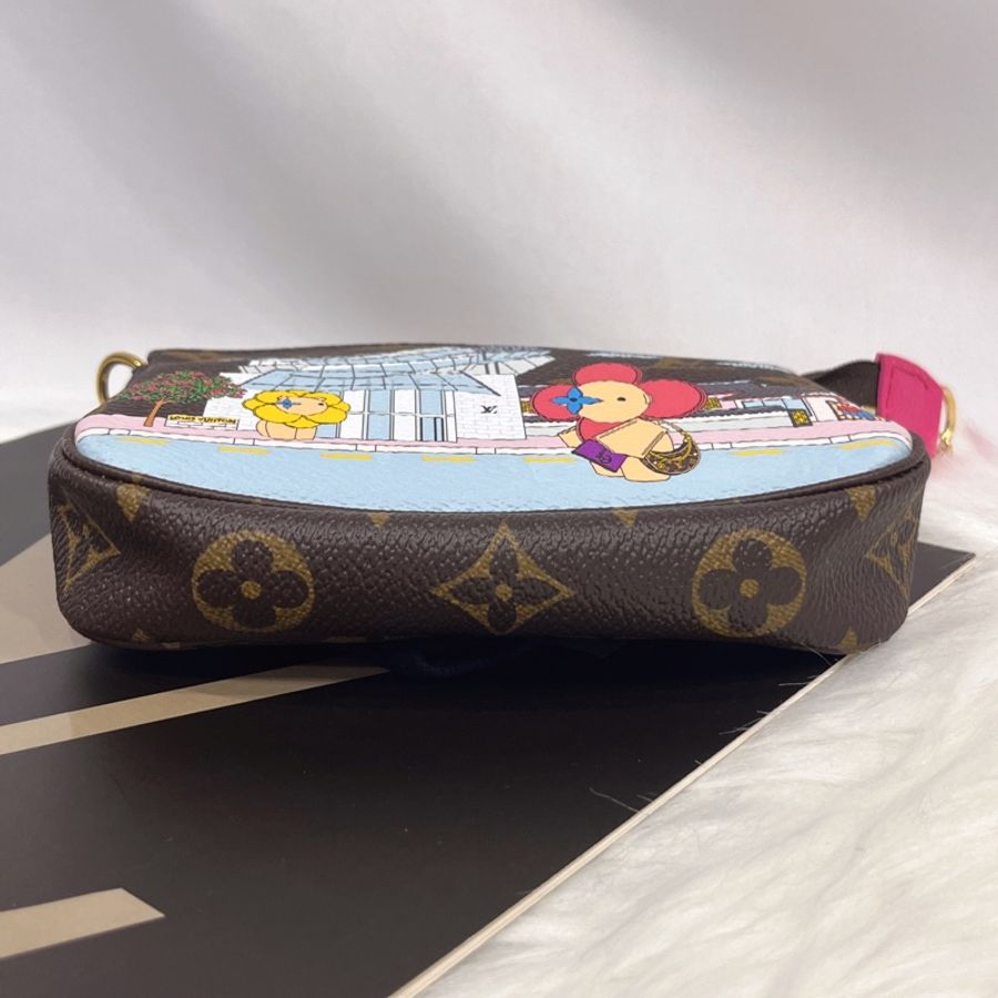 Louis Vuitton LV 2022聖誕節限量款 首爾薇薇安金鍊小包/化妝包/麻將包-6