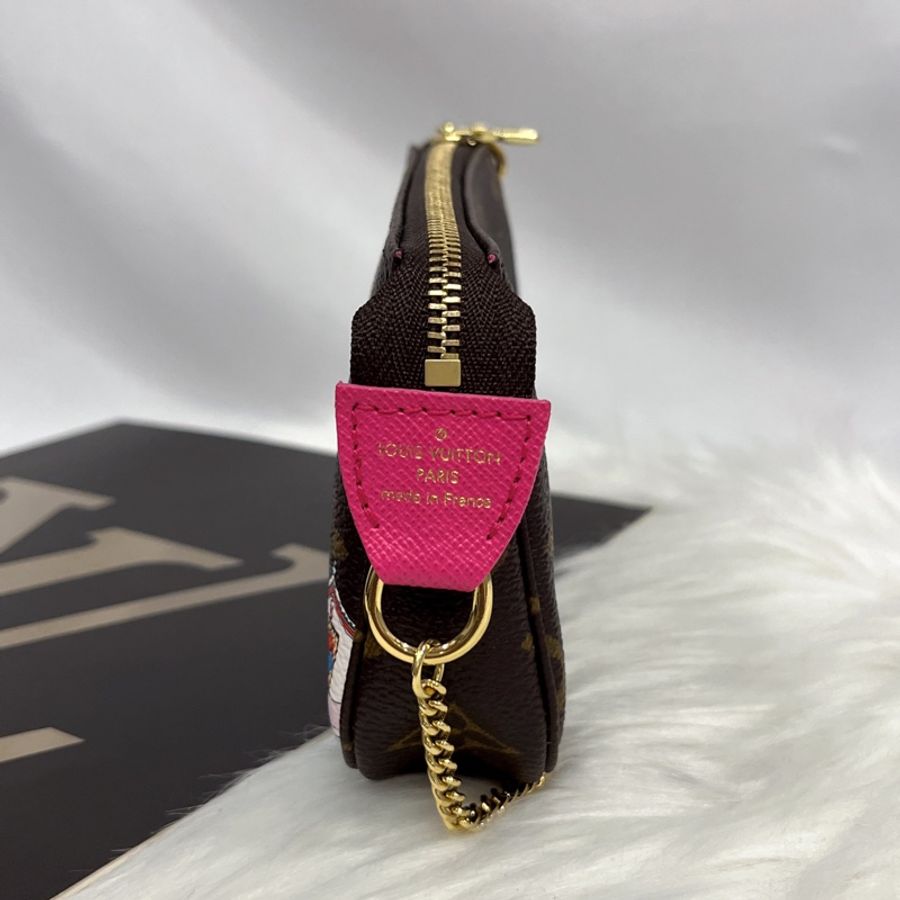 Louis Vuitton LV 2022聖誕節限量款 首爾薇薇安金鍊小包/化妝包/麻將包-7