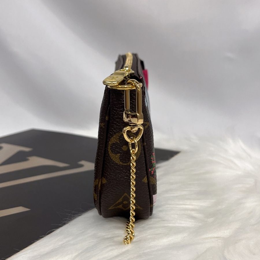 Louis Vuitton LV 2022聖誕節限量款 首爾薇薇安金鍊小包/化妝包/麻將包-8