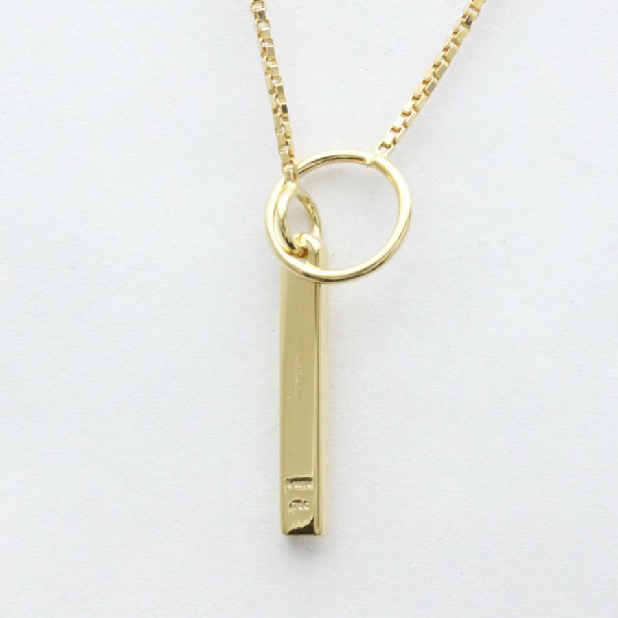 【日本直送】拋光 GUCCI 套索項鍊 18K 黃金 YG 吊墜 BF557155-1