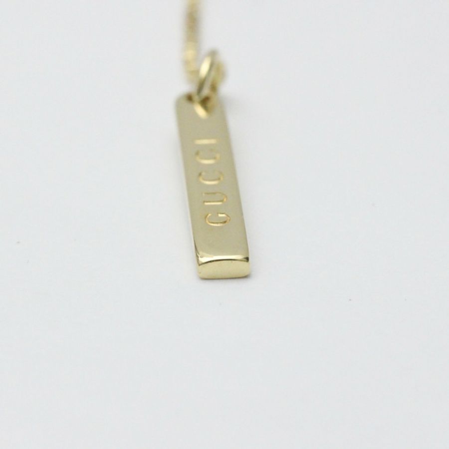【日本直送】拋光 GUCCI 套索項鍊 18K 黃金 YG 吊墜 BF557155-4