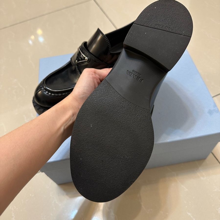 Prada 網紅厚底樂福鞋 38碼 全新-3