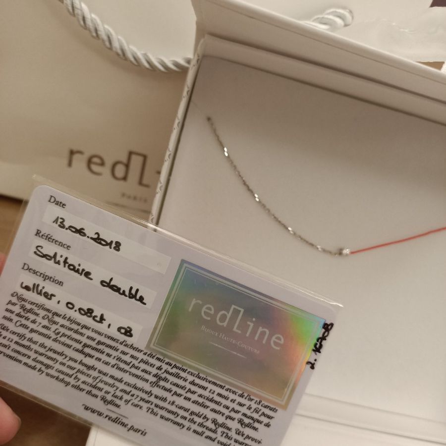 下單前請先詢問🙏💕[法國品牌RedLine]18K金 38cm 項鍊 $26,000-2