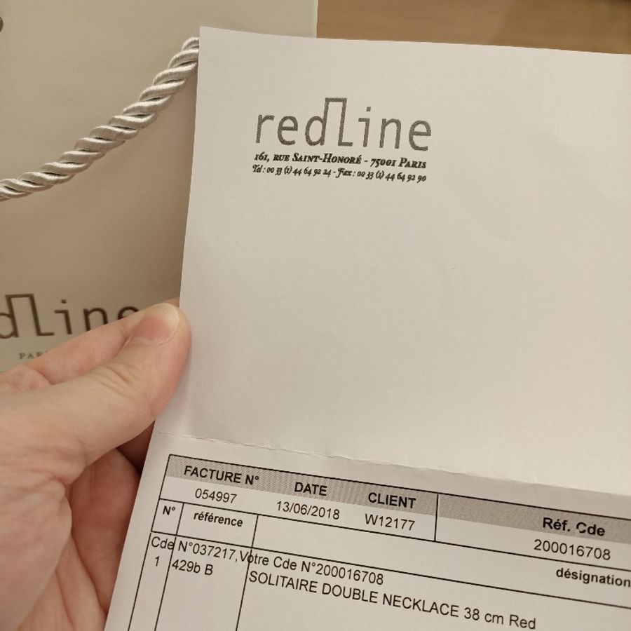 下單前請先詢問🙏💕[法國品牌RedLine]18K金 38cm 項鍊 $26,000-3