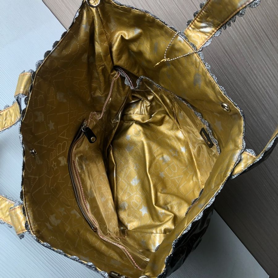 日本品牌Crystal Ball狗頭包,黑金系列-1