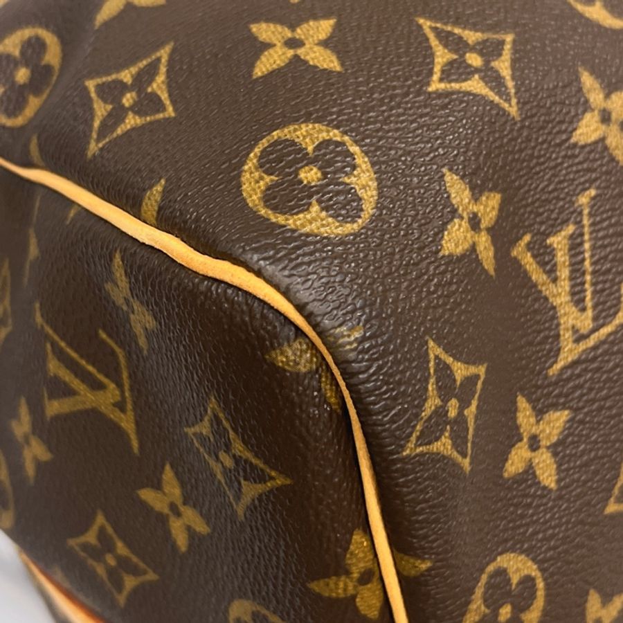 Louis Vuitton LV 老花字紋50公分keepall 二用旅行袋/行李包/斜背包-2