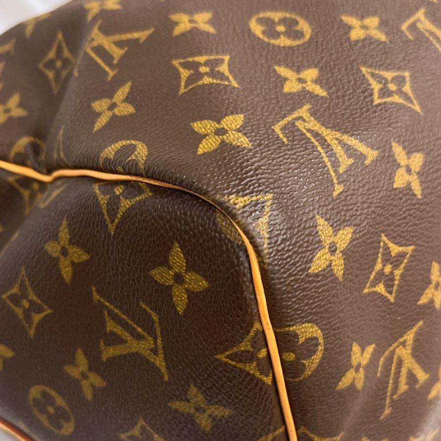 Louis Vuitton LV 老花字紋 55公分keepall 二用旅行袋/行李包/斜背包-4
