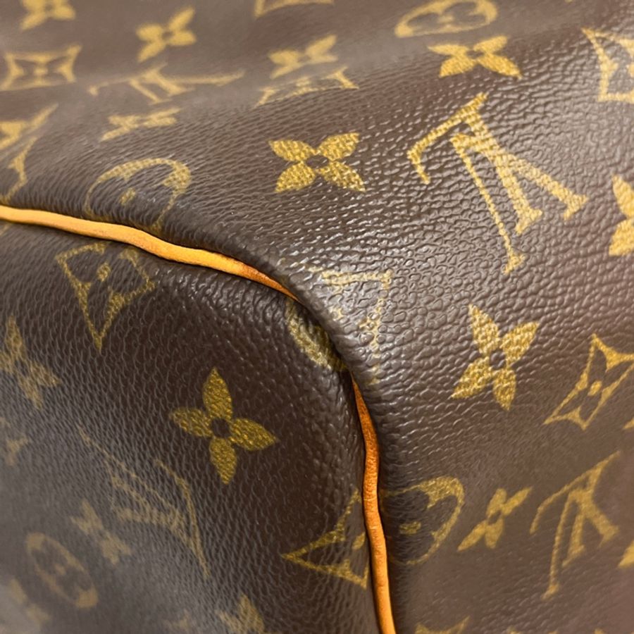 Louis Vuitton LV 老花字紋 55公分keepall 手提旅行袋/行李包/斜背包-2